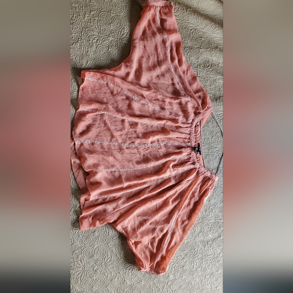 Forever 21 orange blouse